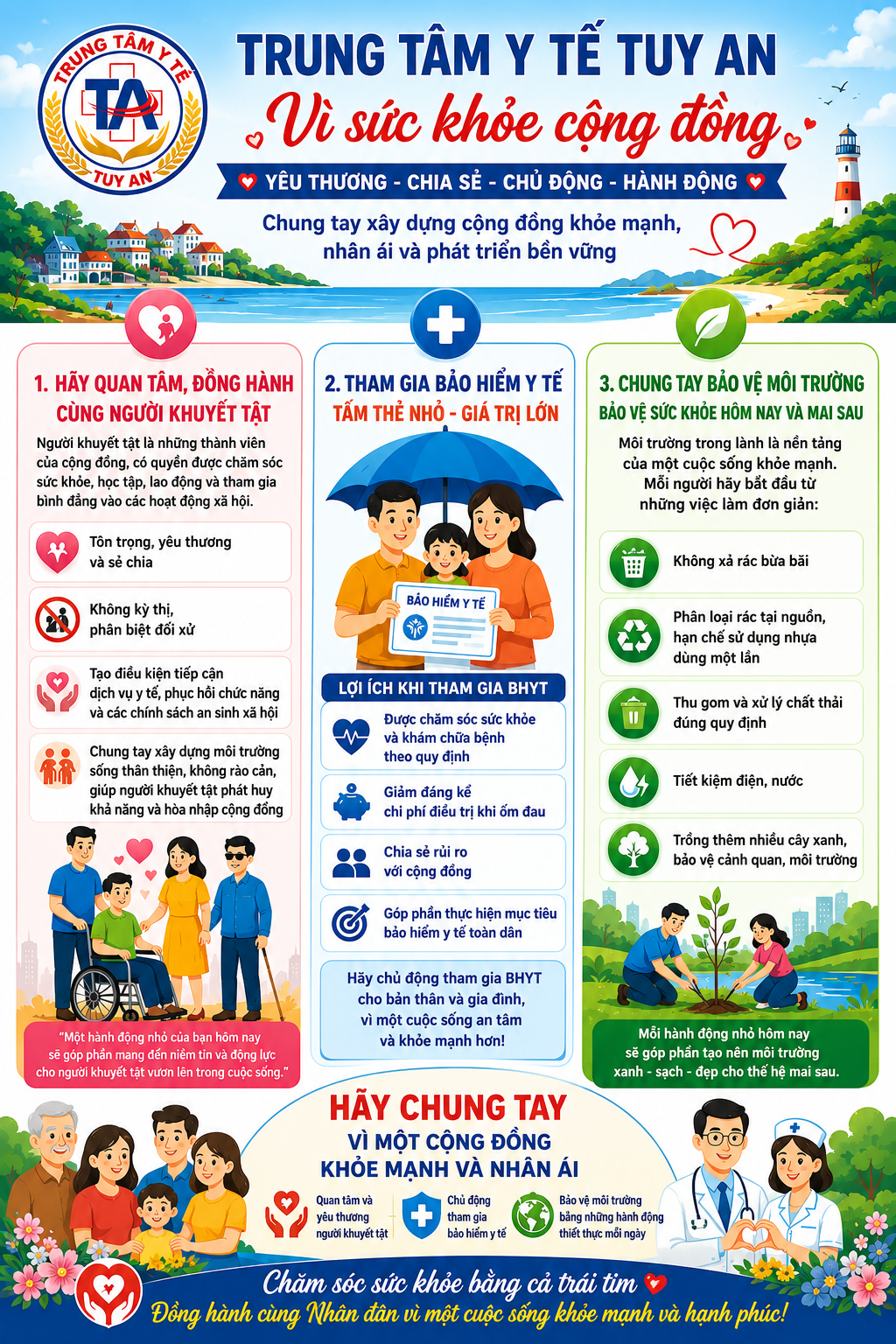 Chung tay vì sức khỏe cộng đồng 